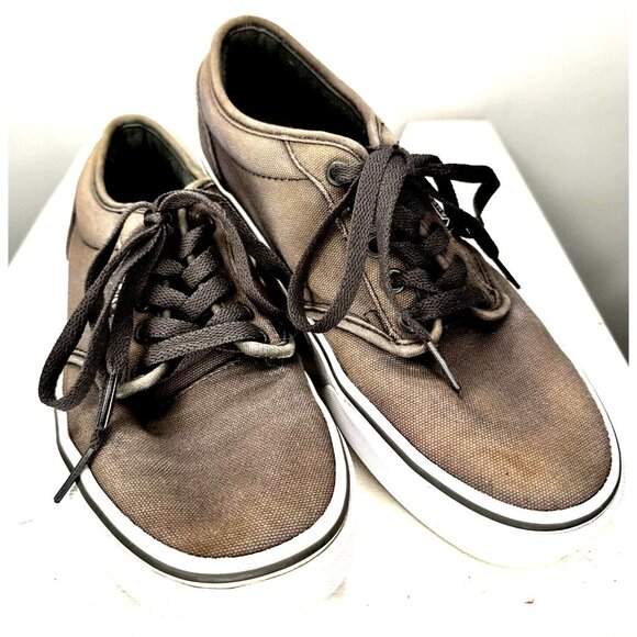 Vans Off the Wall Mens Shoes Low Top Skateboarding Tennis Sneakers Gray Size 7 - Picture 1 of 12